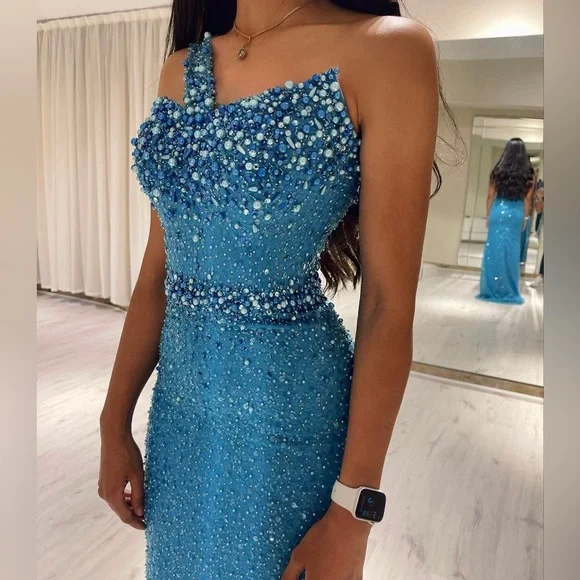 princess polly baby blue dress Pisarro Nights: Formal Wedding Guest Dresses main image 1